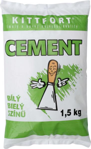 Cement biely 1,5 kg KITTFORT