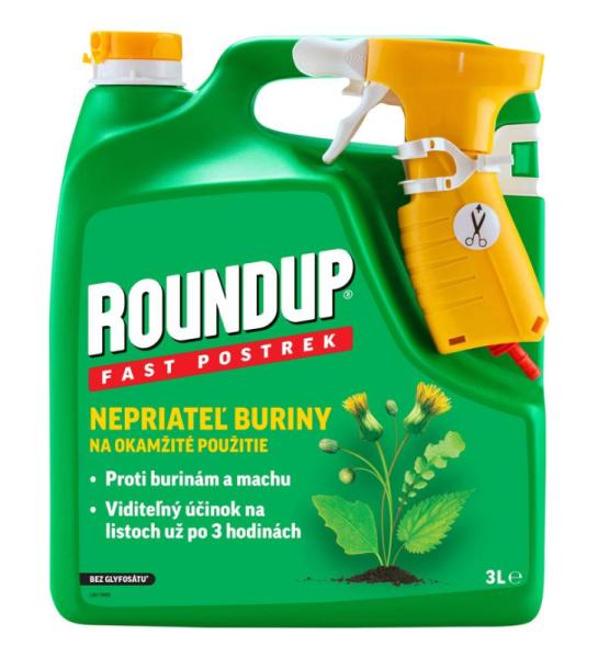 Postrek Roundup Fast, proti burine, 3L