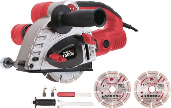 Fr�za Worcraft EWC-1500, dr�kovacia, do muriva, 1500W, s pr�slu�enstvom AKCIA 263