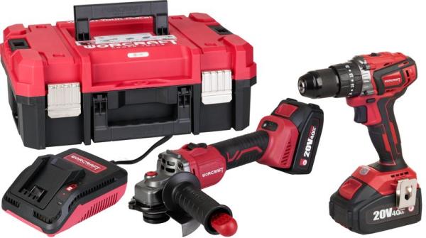 Set Worcraft XCUBE001 ShareSYS Toolbox, skrutkova CHD-S20LiBA + uhlov brska AKCIA 251