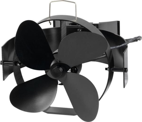 Ventiltor Strend Pro, krbov, s chytom na dymovod a magnetom, pohan teplom, AKCIA 253