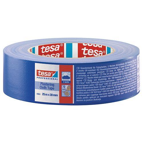 Pska tesa PRO Plastering, omietacia, fasdna, modr, UV, 38 mm, L-25 m