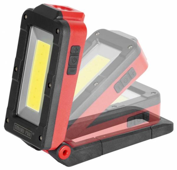 Svietidlo Strend Pro Worklight MWL539, LED 100+250 lm, COB 200 lm, 2200mAh, magnet, USB na