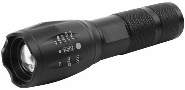 Svietidlo Strend Pro Flashlight FL001, T6 150 lm, Alu, 2200mAh,