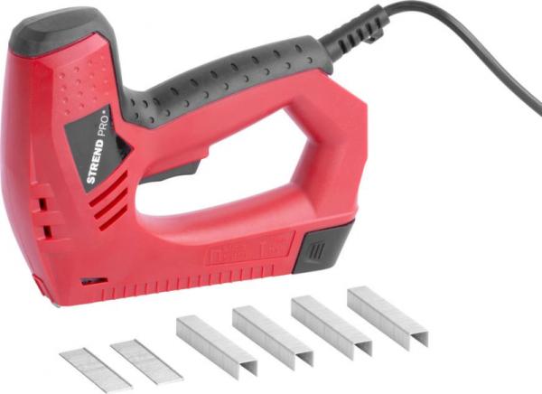 Sponkovaka Strend Pro J-123, elektrick, spony 8-14 mm, klince 15 mm AKCIA 244