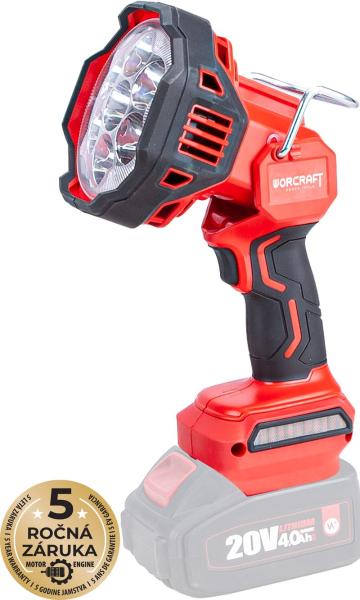 Reflektor Worcraft CLED-S20Li-30WB ShareSYS, 20V Li-ion, ru�n�, 30 W, 800/1500/2500 lm