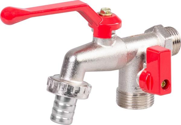 Ventil na vodu Strend Pro, 3/4"-3/4"-1/2", dvojit, zhradn