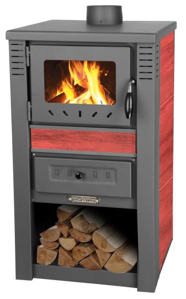 Kachle Nova Ceramic, 7,5 kW, 120 mm, erven AKCIA 245