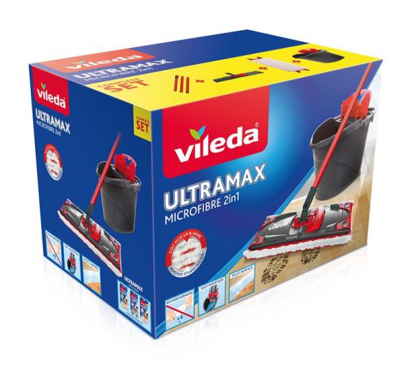 Sprava upratovacia Vileda Ultramax Complete Set box mop na podlahy + vedro AKCIA 235