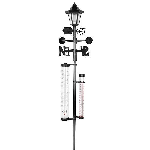 Meteostanica SWS29, Solar, 158 cm, zrkomer, teplomer, solrna lampa AKCIA 242