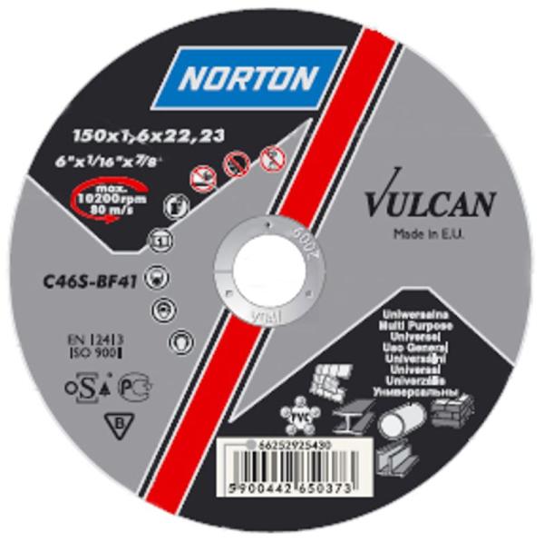 Kot�� NORTON Vulcan A 300x3,0x32 A30S-BF41, rezn� na kov a nerez