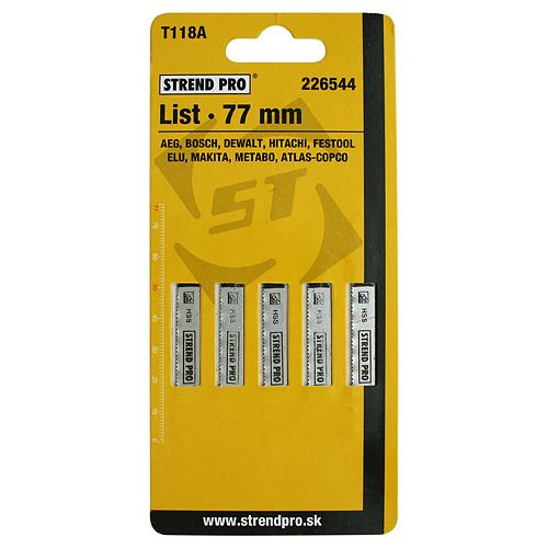 List do priamočiarej píly 77 mm/1,2 z (kov)