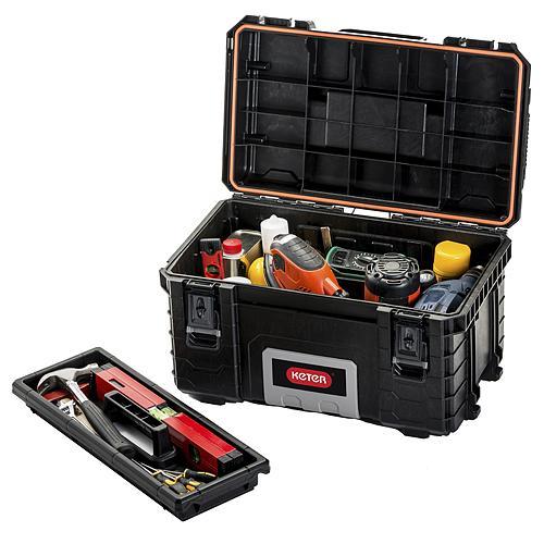 Box Keter 17200382, Pro GEAR Tool Box, 56x35x31 cm, na nradie