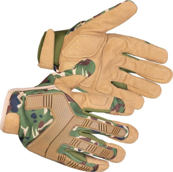 Rukavice Strend Pro Camo, pracovn�, camouflage, ve�kos� 10/XL