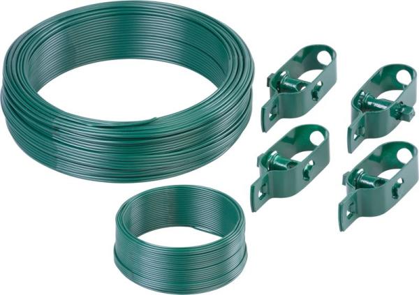 Sada dr�tov Strend Pro, na pletivo Pwire.mc PVC, nap�nac� L-100 m a viazac� L-25 m dr�t, �