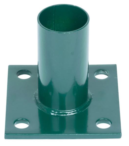 P�tka Strend Pro METALTEC, pre okr�hly st�pik 48 mm, zelen�, na ukotvenie, RAL6005 �