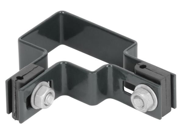 Objmka Strend Pro EUROSTANDARD, 60x40 mm, rohov, antracit, Zn+PVC, RAL7016, na hranat 