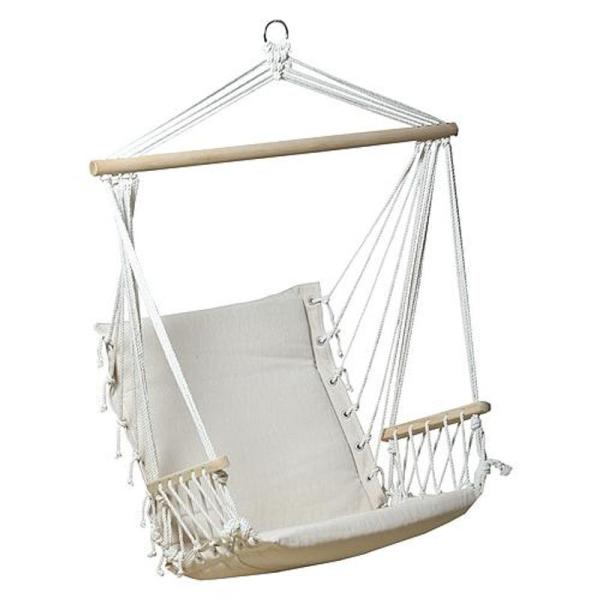 Kreslo CRAIG, hojdacie, z�hradn�, pr�rodn�, bavlna, max. 150 kg, 100x50 cm AKCIA 262