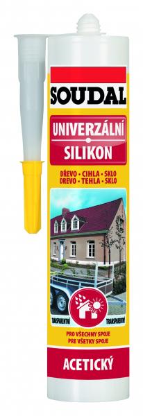 Univerzlny silikn 300 ml ierny SOUDAL