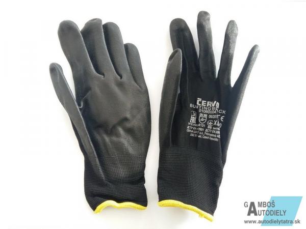 Pracovn rukavice BUNTING Black XL 10
