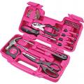 Sada nradia pre eny LADIES PINK SET01, 39 dielna, ruov, v kufri AKCIA 246