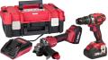 Set Worcraft XCUBE001 ShareSYS Toolbox, skrutkova CHD-S20LiBA + uhlov brska AKCIA 251