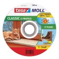 Tesnenie tesamoll� profil E, 9 mm, hned�, L-100 m, na okn� a dvere, hned�