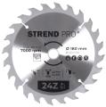 Kot�� Strend Pro TCT 180x2.2x20/16 mm 24T, na drevo, p�lov�, SK pl�tky