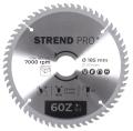 Kot Strend Pro TCT 185x2.2x30/20 mm 60T, na drevo, plov, SK pltky