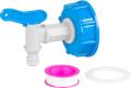 Ventil Strend Pro, z�hradn�, 3/4", 16 mm, s redukciou na IBC n�dr�, PVC