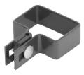 Objmka Strend Pro EUROSTANDARD, 60x40 mm, koncov, antracit, Zn+PVC, RAL7016 