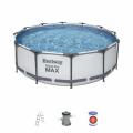 Bazn Bestway Steel Pro MAX, 56418, pumpa, rebrk, 3,66x1,00 m AKCIA 243