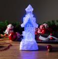Dekorácia MagicHome Vianoce, Domček, LED, meniaca farby,
